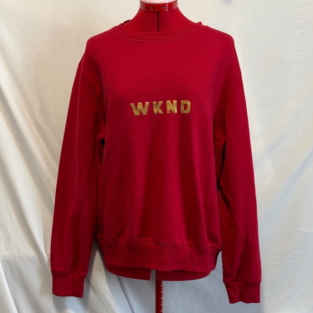 Urban Heritage Red Crew Neck Sweater LL155